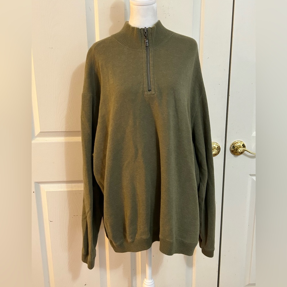 Tommy Bahama men’s quarter zip sweater, XXL